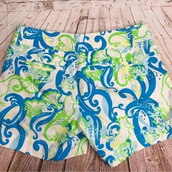Lilly Pulitzer Crystal Coast Callahan Dressy Festival shorts Sz 00 - Picture 6 of 10